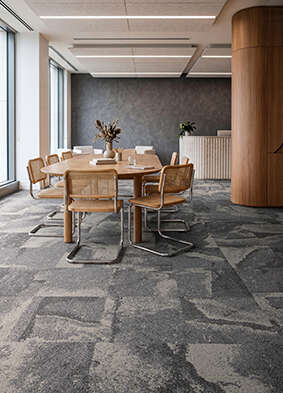 Threaded Perspectives​ Carpet Tile