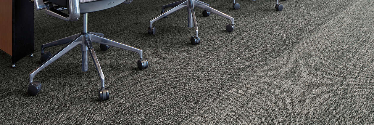 Office area with Open Air 402 Interface carpet tile.